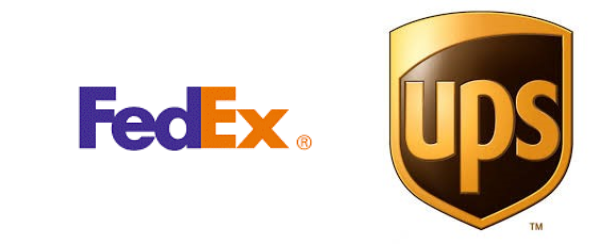 FedExとUPSのロゴ