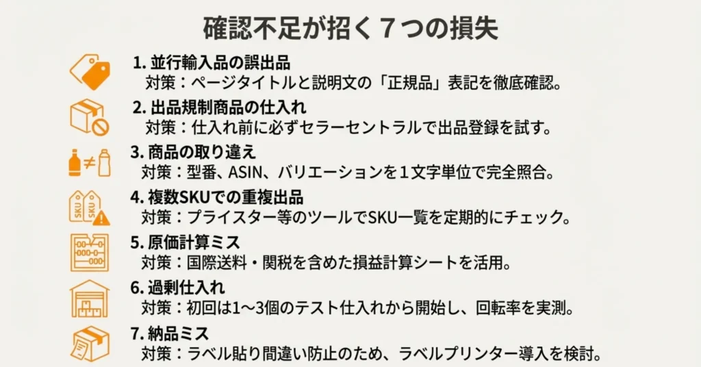 確認不足が原因で失敗した事例