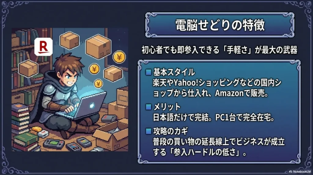 電脳せどりの特徴を深掘り解説