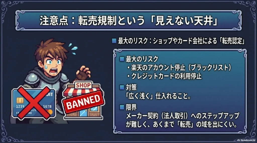 電脳せどりの注意点｜転売規制の強化とポイント依存の現実