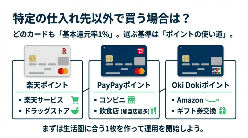 どこで使っても損しないカードが欲しいなら