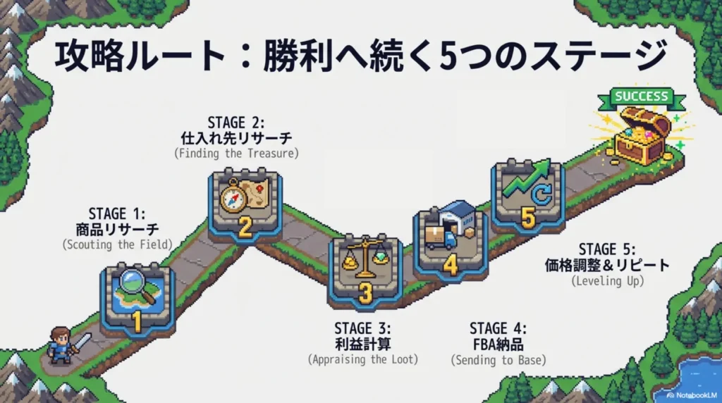 Amazon電脳せどりの始め方【5ステップ】