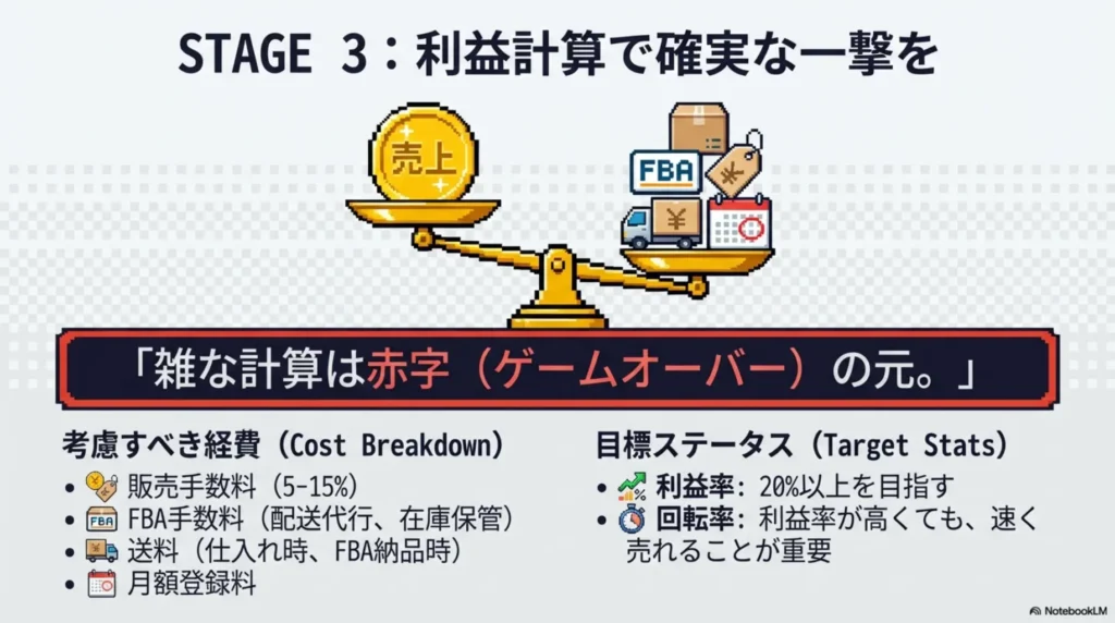 STEP3｜利益計算をして仕入れ判断をする