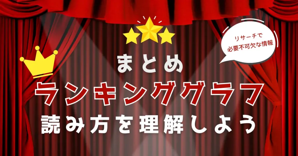 【まとめ】ランキンググラフの読み方を理解して正しい仕入れ判断をしよう！