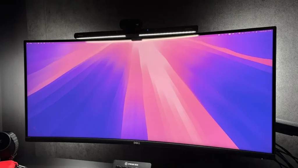 モニター：Dell S3423DWC 34インチ 曲面 USB-Cモニター ディスプレイ