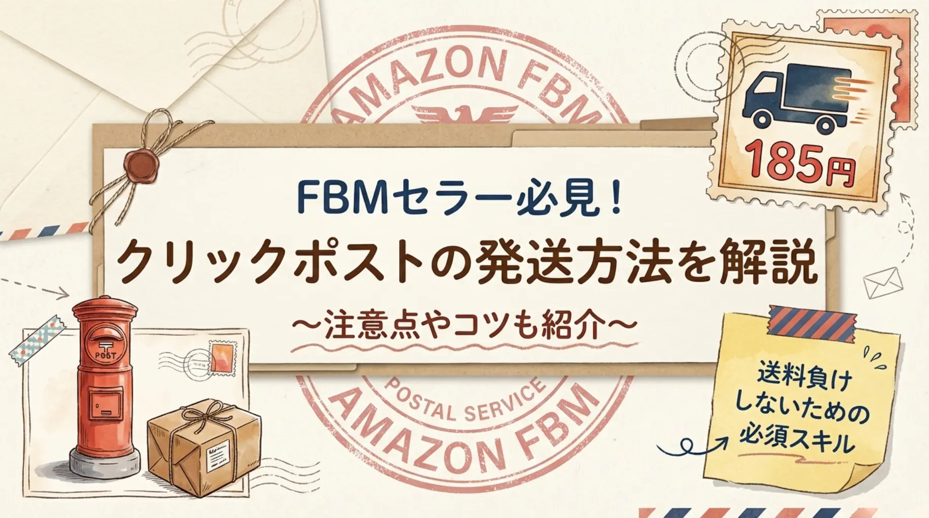 FBMセラー必見！クリックポストの発送方法を解説｜注意点やコツも紹介