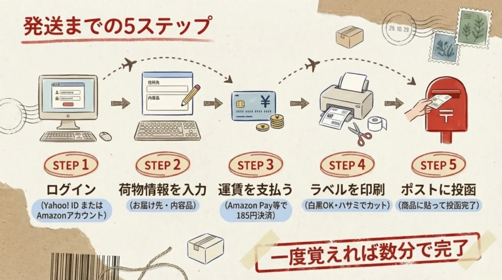 クリックポストの使い方|発送までの流れ