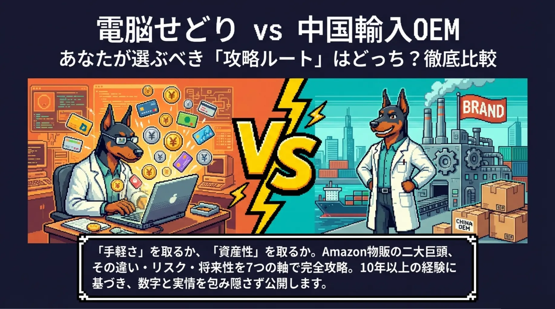 【経験談】Amazon電脳せどりと中国輸入を徹底比較｜今から始めるならどっち？