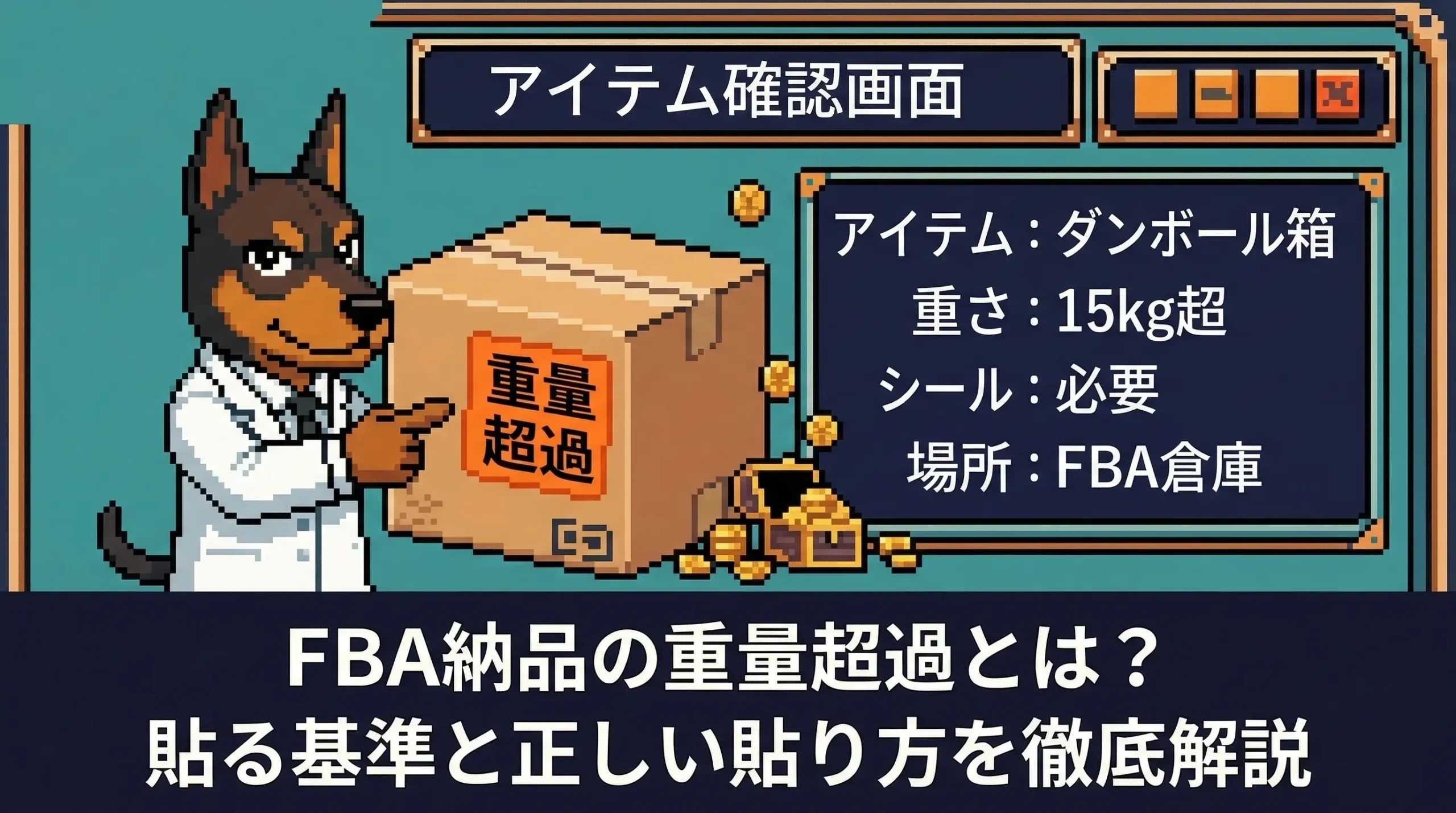 FBA納品の重量超過とは？シールを貼る基準と正しい貼り方を徹底解説