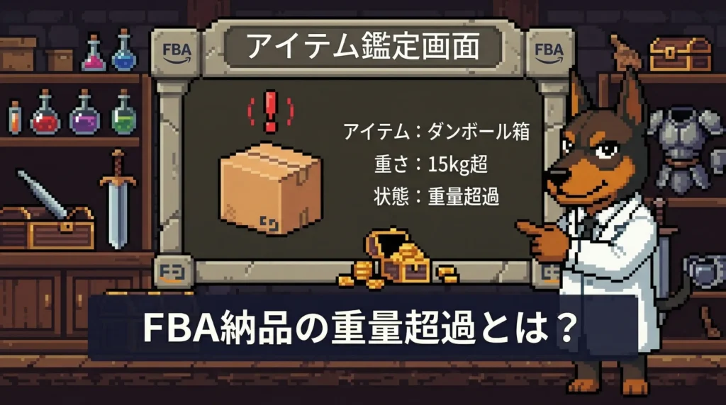 FBA納品の重量超過とは？