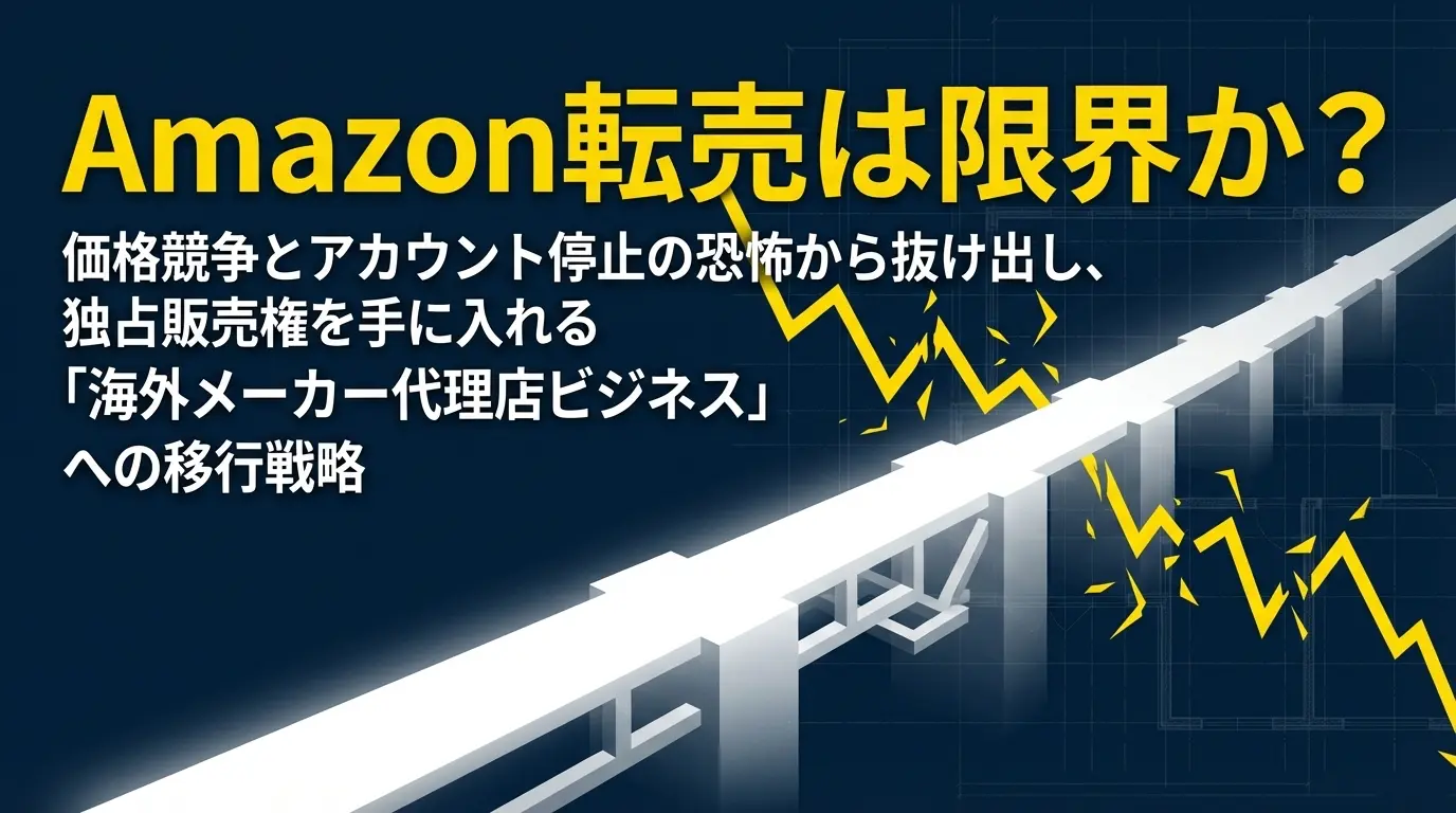 Amazon転売は限界？代理店ビジネスで価格競争という不毛な争いから脱出する方法