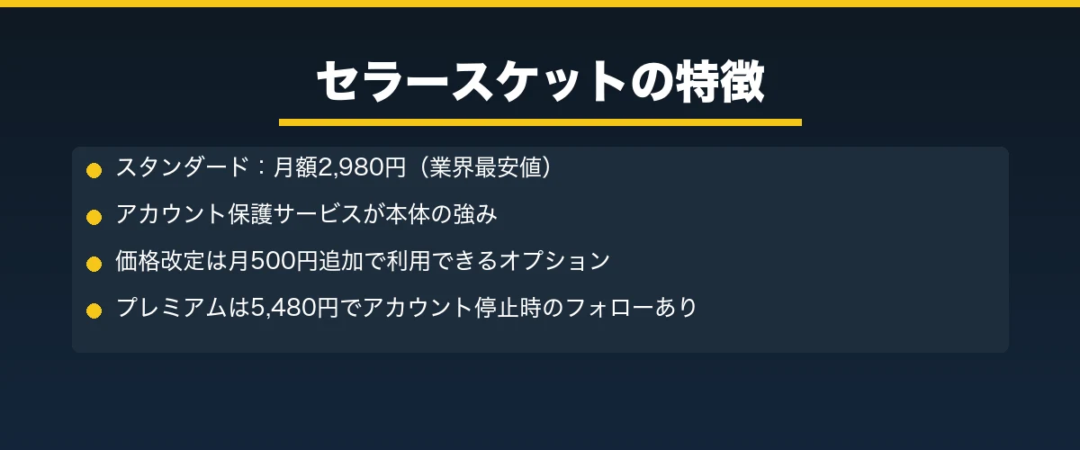 セラースケットの特徴