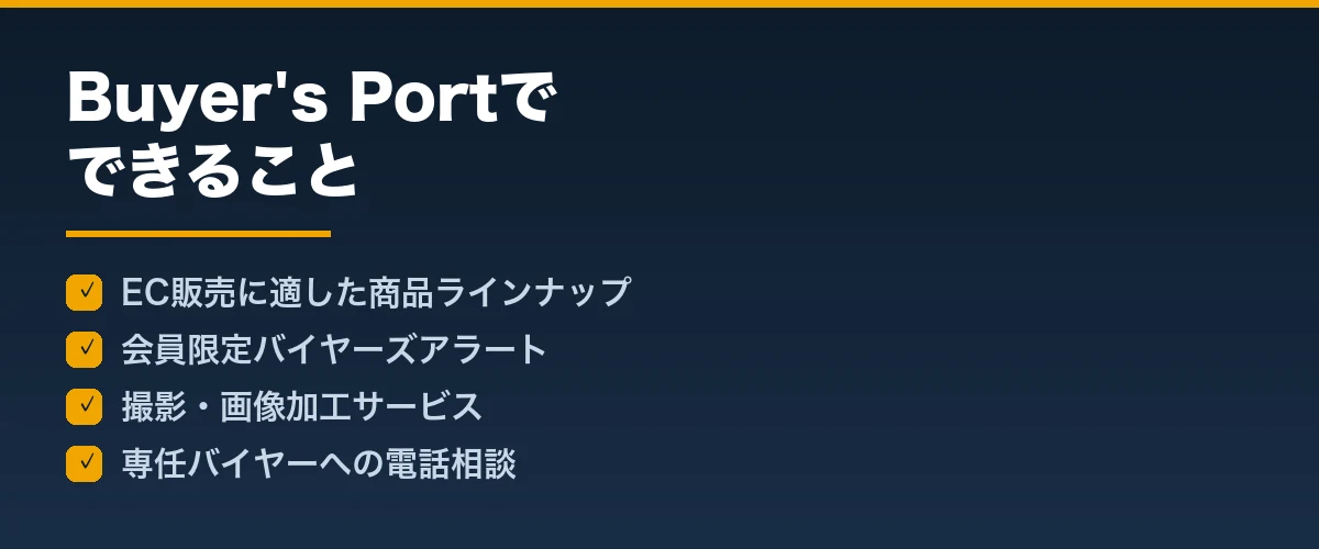 Buyer's Portでできること