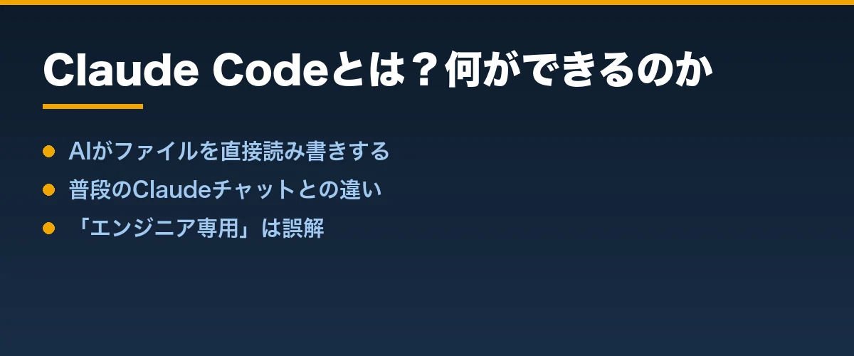 Claude Codeとは?何ができるのか