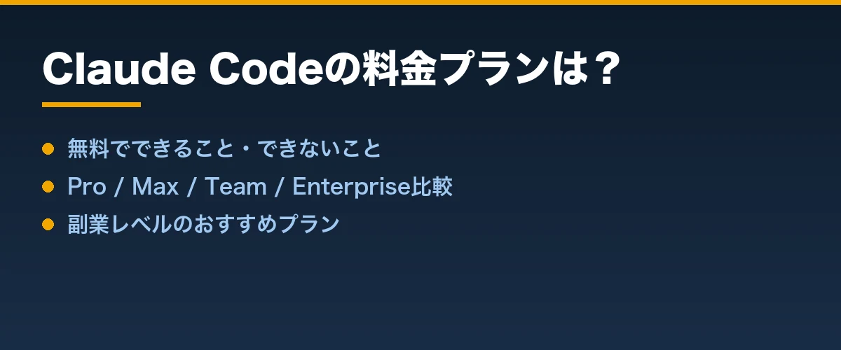Claude Codeの料金プランは?