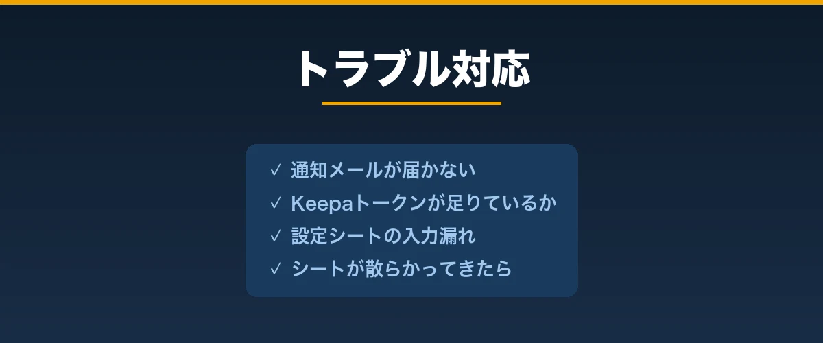 トラブル対応